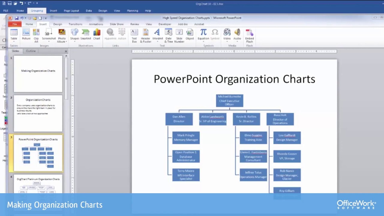 best org chart software for mac powerpoint